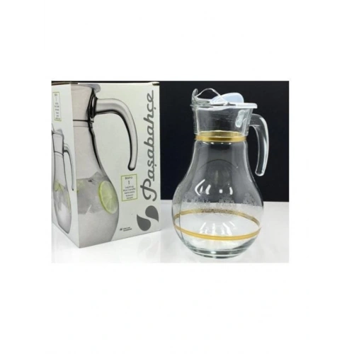 43934-1X6-Dantel Mat Yaldız Sürahi 1800cc