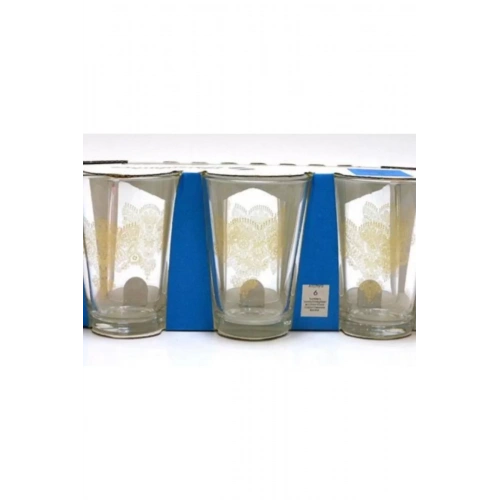 52052-6X8-Asel Altın Su Bardağı 205cc