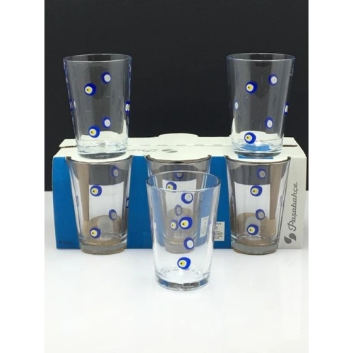 52052-6X8-Nazar Su Bardağı 205cc