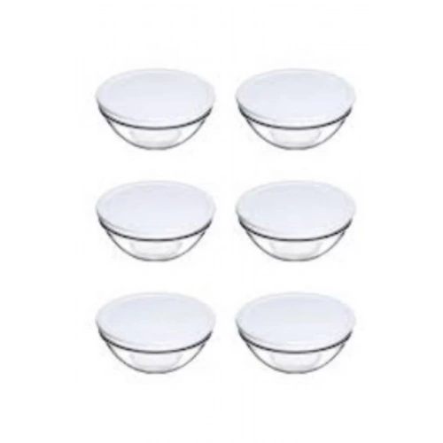 53553-1X6-Beyaz Kapaklı Kase