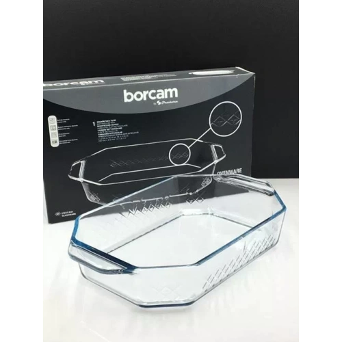 59974-1X4-Borcam 35X21cm Fırın Tepsisi*25