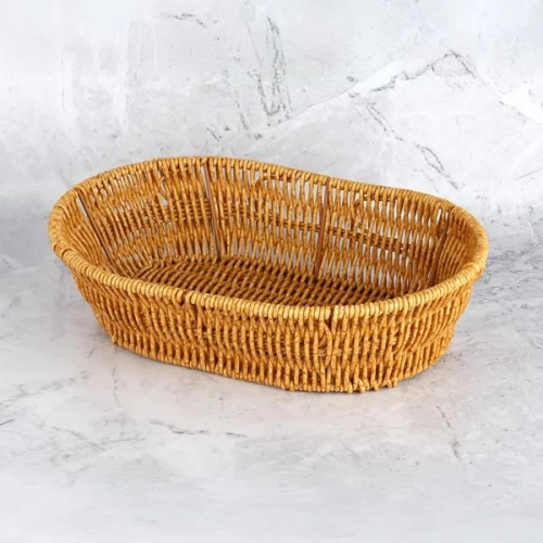 Mien Oval Rattan Ekmek Sepeti