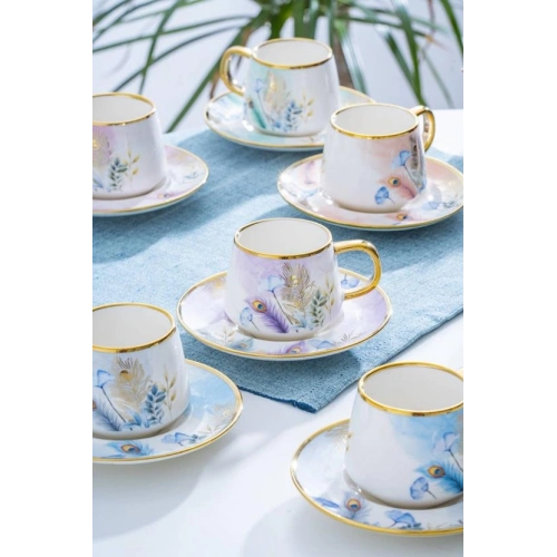 Acar Porselen 6lı Kahve Seti