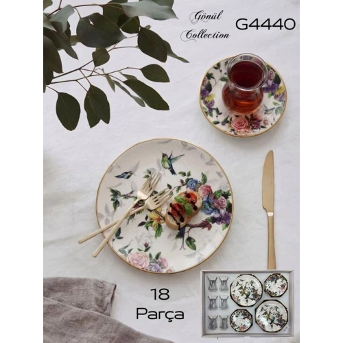 Gnl Flore Çay-Pasta Seti