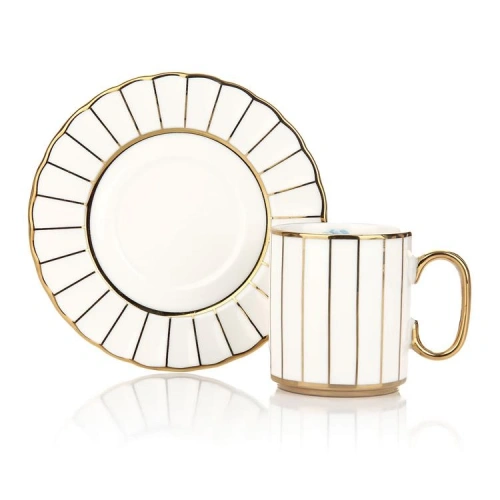 Mien Stroke 6lı Porselen Kahve Seti 90cc