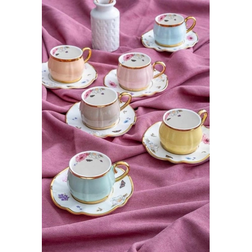 Acar Porselen 6lı Kahve Seti