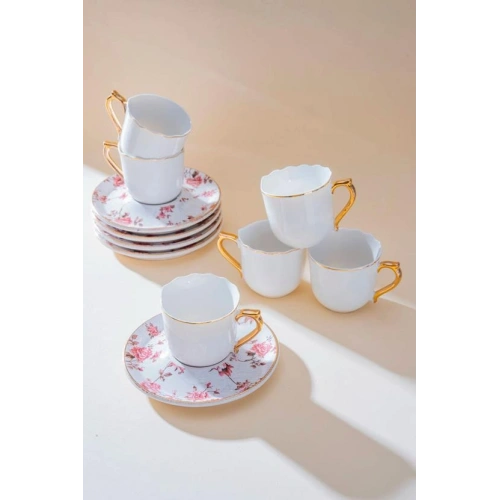 Acar Porselen 6lı Kahve Seti