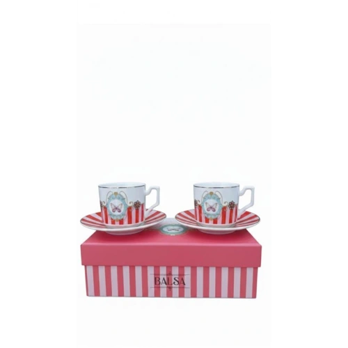 Bls 2li Porseklen Kahve Seti
