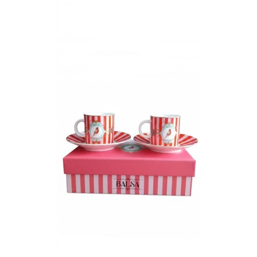 Bls 2li Porseklen Kahve Seti