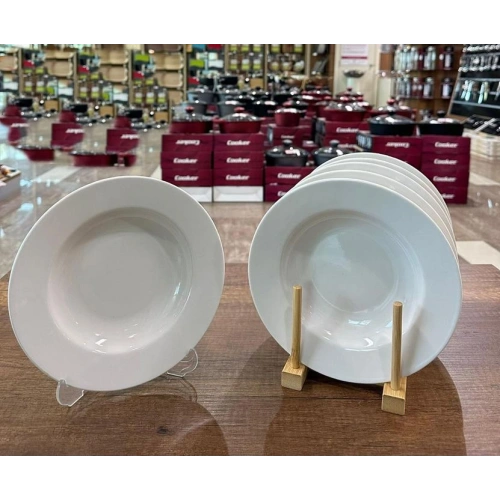 Cok Porselen 20cm 6lı Yemek Tabağı