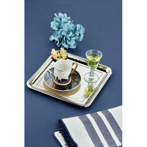 Cok Kare Metal Sunum Tepsisi