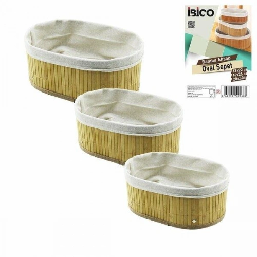 Bay 3 Boy Oval Organizer Sepet