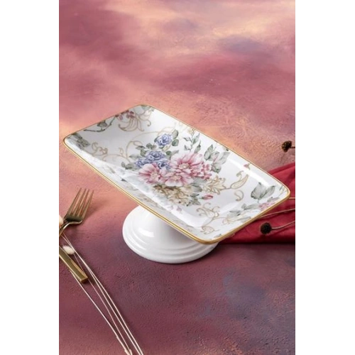 Acar Rosa Ayaklı Çikolata Tabağı