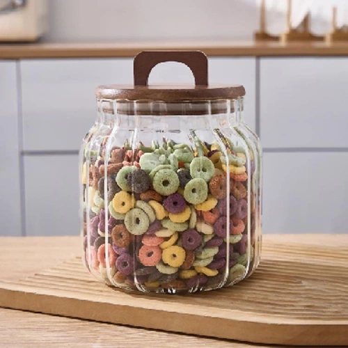 Mien Akasya Kapaklı 2000cc Borosilikat Kavanoz