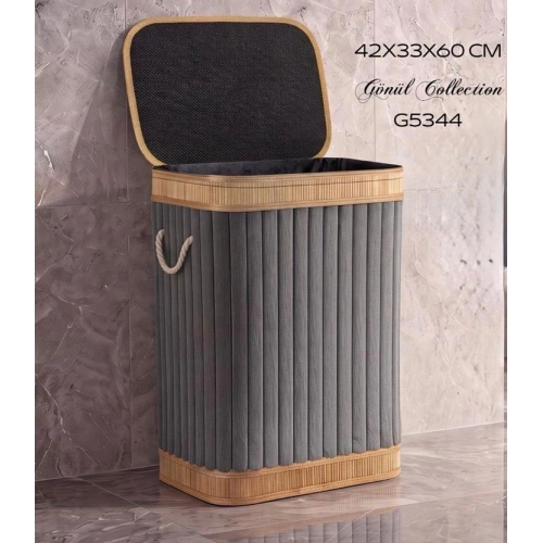 Gnl Bambu Çamaşır Sepeti 40x30x60cm