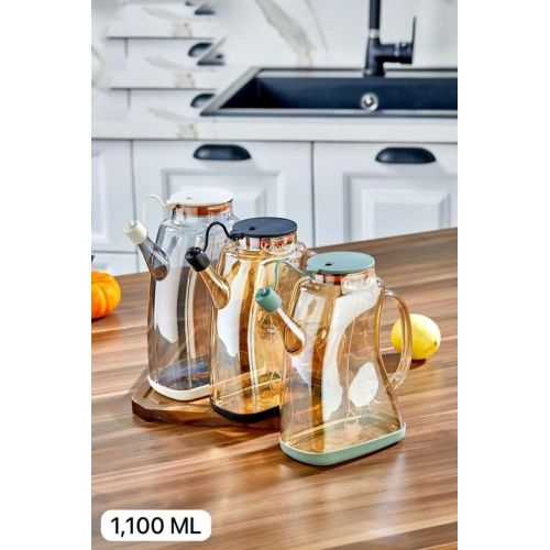 Cok Borosilikat Cam Yağlık 1100cc