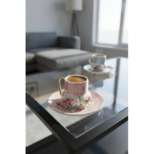 Acar Porselen 6lı Kahve Seti