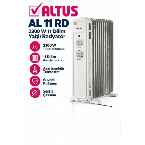 Altus Yağlı Radyatör 2300w