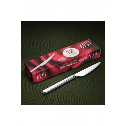 Avcı Klas 12li Tatlı Bıçak