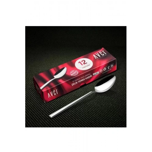 Avcı Star 12li Yemek Kaşık 3mm