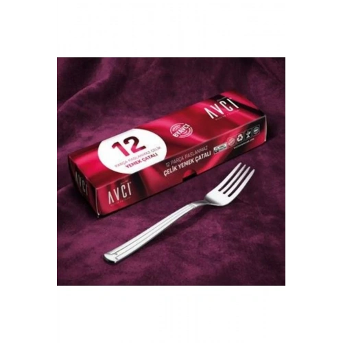Avcı Yakamoz 12li Yemek Çatal