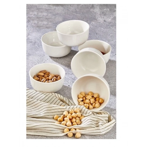 Cok Porselen Çizgili 10cm Kase