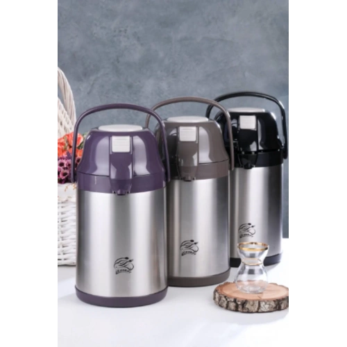 Cok Termos 2.5lt Pompalı Çelik