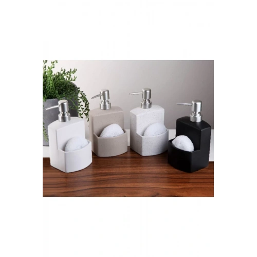 Gnl Stoneware Süngerli Sıvı Sabunluk