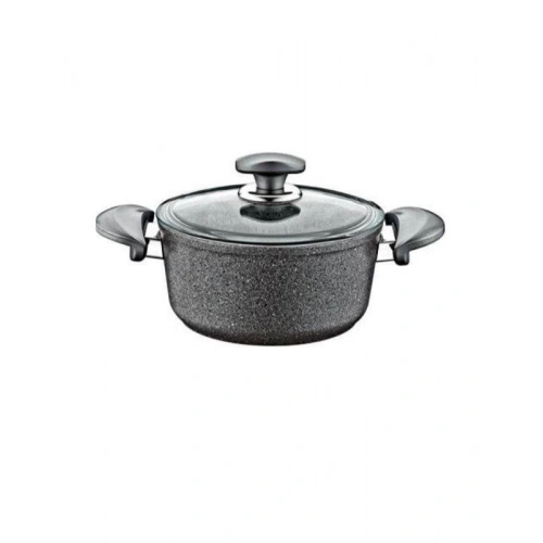 Oms Granit Gri 22cm Derin Tencere