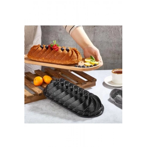 Pol Ebru Granit Döküm Kek Kalıbı