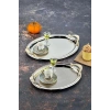 Cok Oval 2li Metal Tepsi Seti