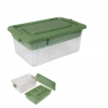 Her Bölmeli Kilitli Saklama Kabı 5.75lt Yeşil