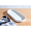 Acar Bianco Porselen Oval Tabak