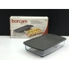 59864-1X4-Borcam Gri Kapaklı Fırın Kabı 26X15cm*25