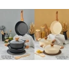 Cok 5 Parça Kavacık Döküm Tencere Seti