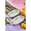 Cok Porselen 24cm 2li Kayık Tabak