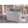 Gnl Bambu Çamaşır Sepeti 34x24x27cm