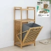 Bay Bambu Raflı Çamaşırlık 40x35x95cm
