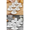 Cok Porselen 6lı Kahve Seti