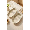 Cok 2li Porselen 25cm Kayık Tabak