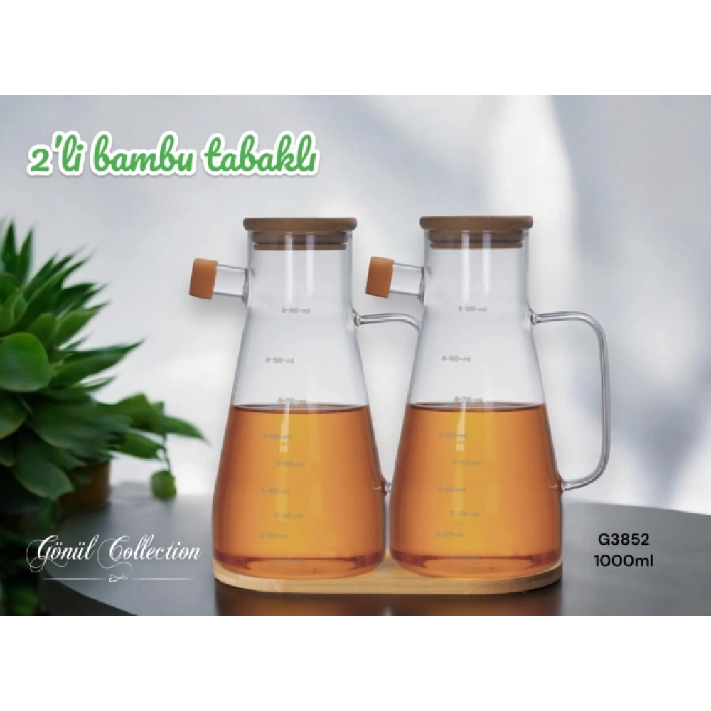 Gnl Borosilikat 2li Yağlık 900cc