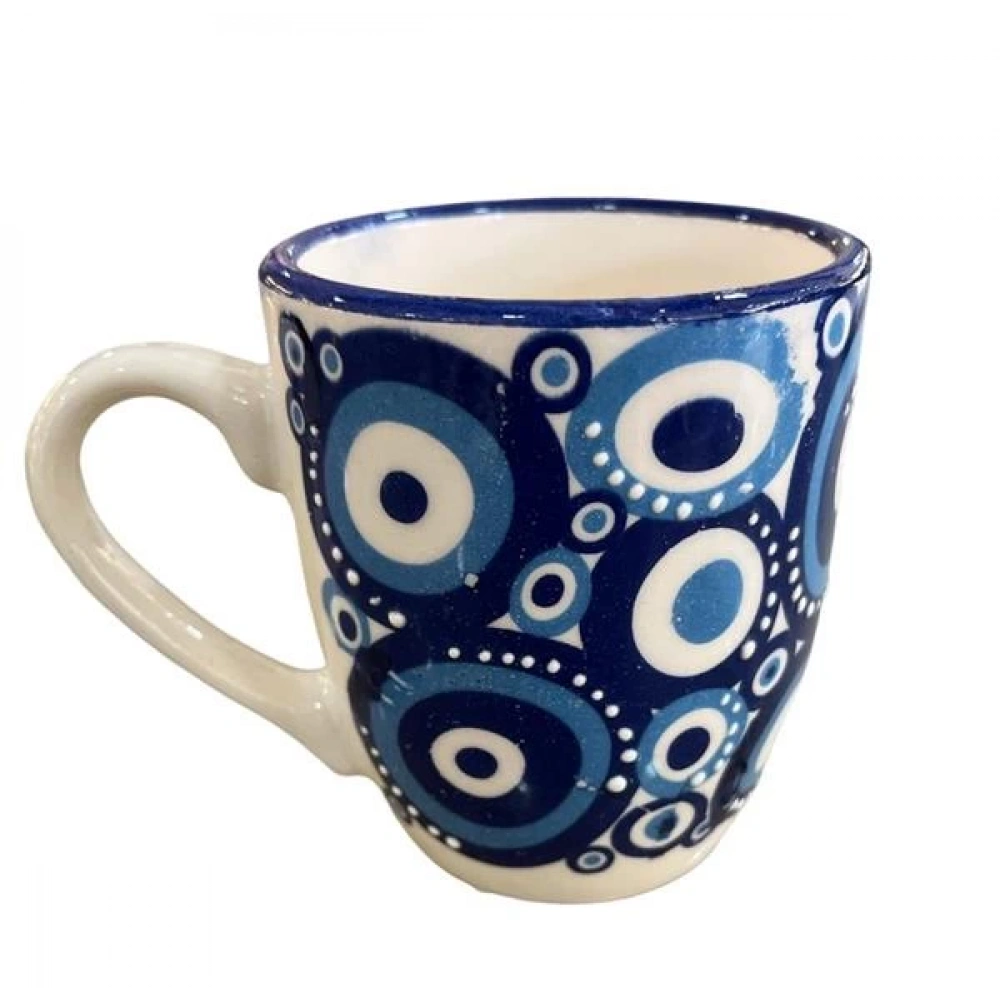 Krm Motifli Kupa Seramik