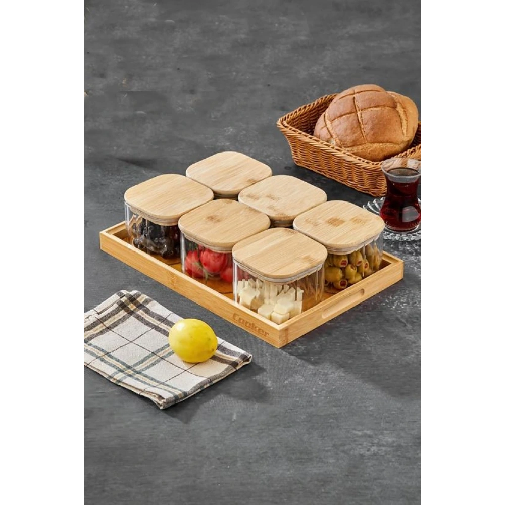 Cok 6lı Cam Kahvaltılık