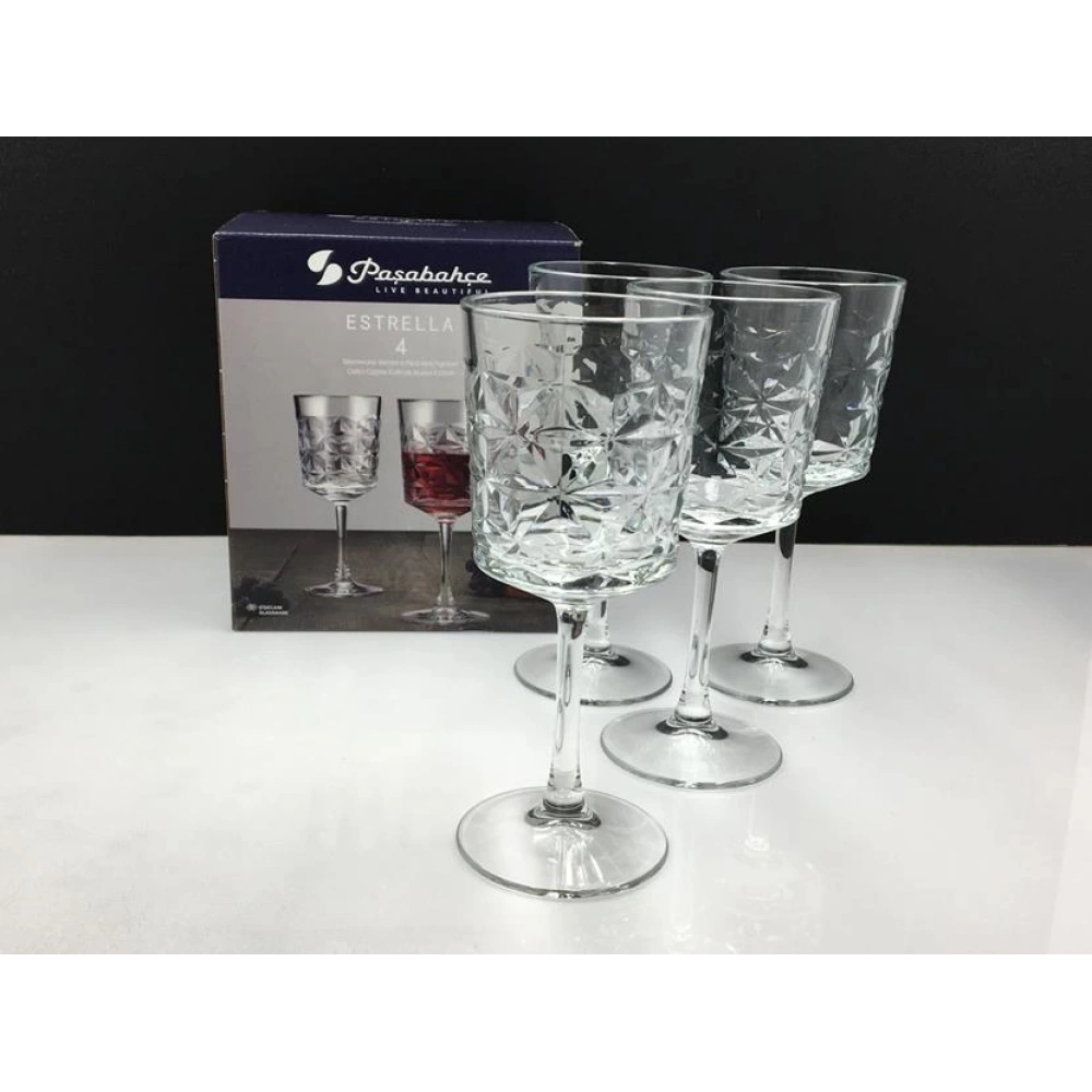 440457-4X6-Estrella Şarap Kadehi 340cc