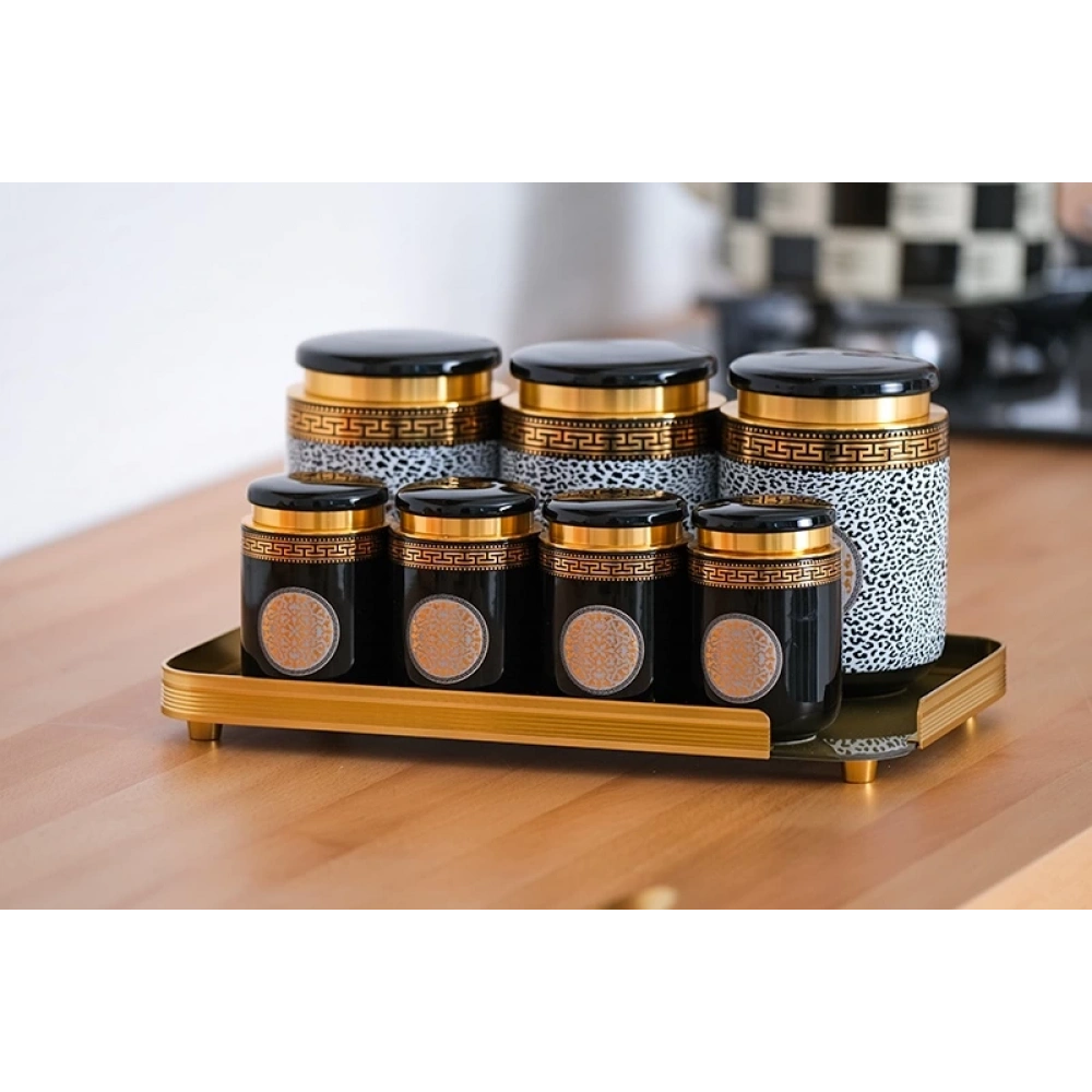 Acar 8li Tepsili Kavanoz Seti