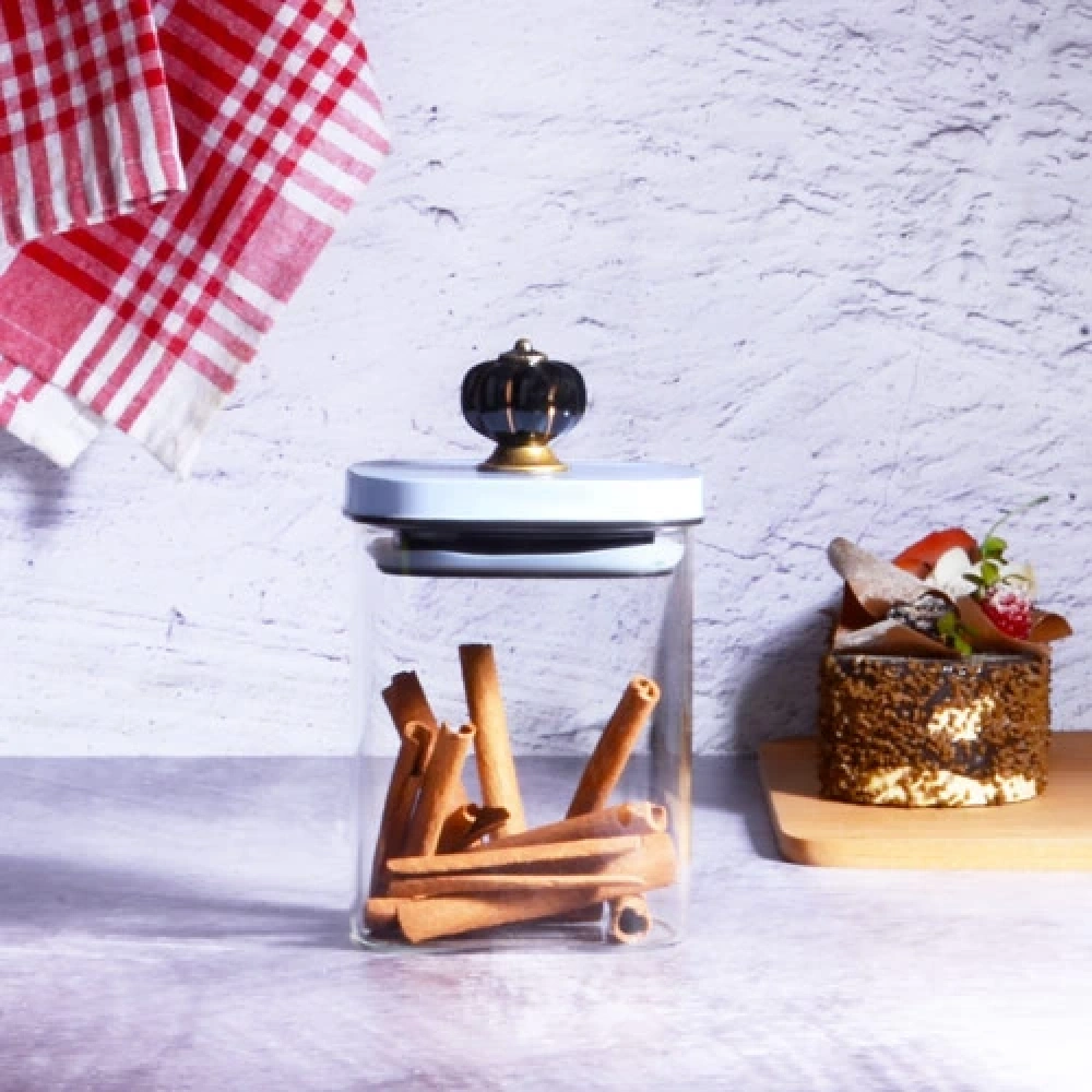 Ksv Cam Kavanoz 10x10x24cm