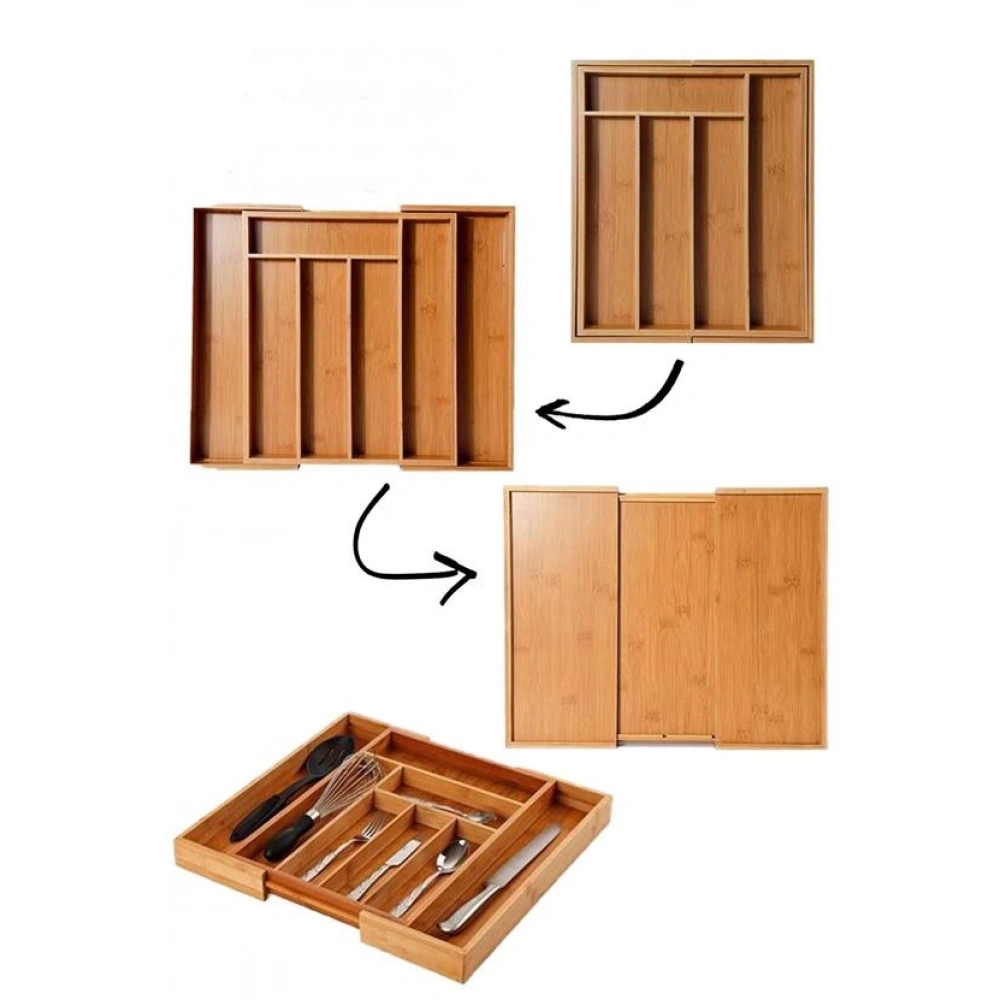 Mien Bambu Çekmece İçi Kaşıklık