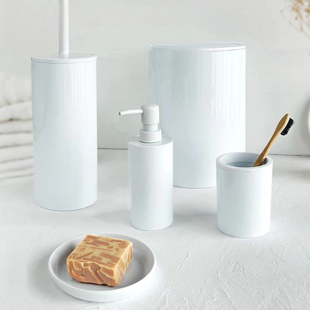 Ans Flores Beyaz 5li Banyo Seti