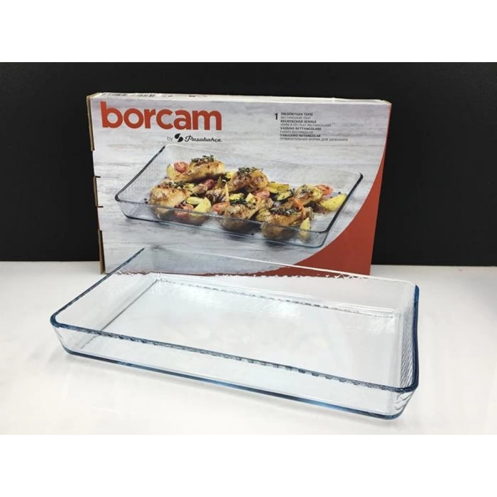 590984-1X6-Borcam Fırın Tepsi 37x24cm 2850cc*25