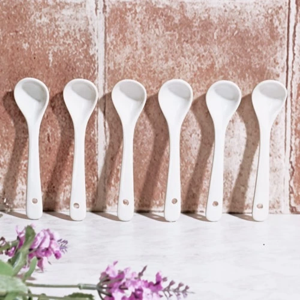 Ksv Porselen Küçük 6lı Kaşık 10,5cm